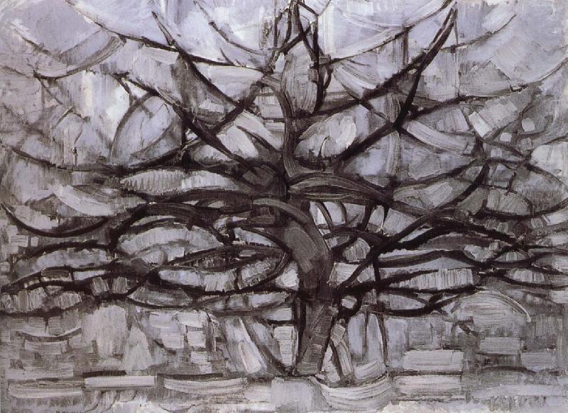 Piet Mondrian Grey tree china oil painting image